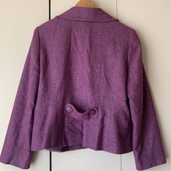 Loft Blazer in purple and paisley lining - Picture 2 of 5